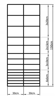 Futbalová sieť 150/15/30 L (50 MB)