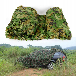 Pletivo, sieť - Vojenská kamuflážová maskovacia sieť 6x4m