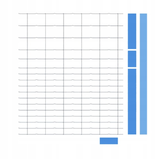 Forest plot sleta jeleň 200 cm/50 m