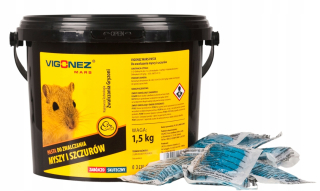 Silný Vigonz Poison pre myši potkany 1,5 kg pasta