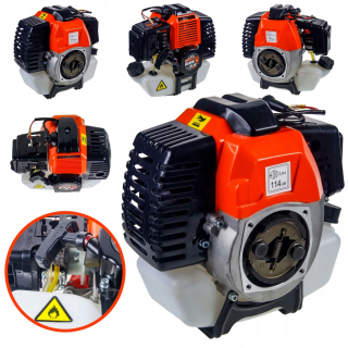 Krovinorez - MOTOR PRE BENZÍNOVÝ DVOJTAKOVÝ KROVINOREZ ČIERNA 5.8