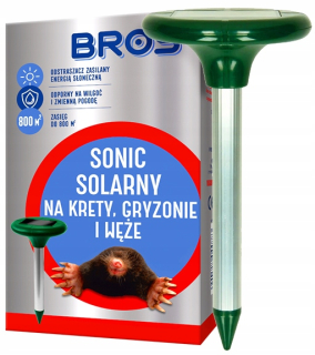 Repelent, plašič  pre zvieratá - SILNÝ SOLAR SONIC REPELER PRE KRTOV HROBOSTY HLODAČE BROS