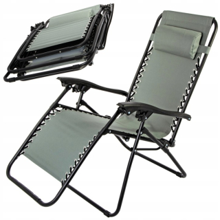 Záhradné lehátko - Vidaxl Garden Couch, Gray, 200 x 90 cm, oceľ