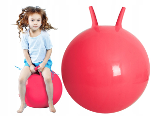 Lopta - Kangaroo Jumper Jumping Ball s rohmi 65 cm oranžová