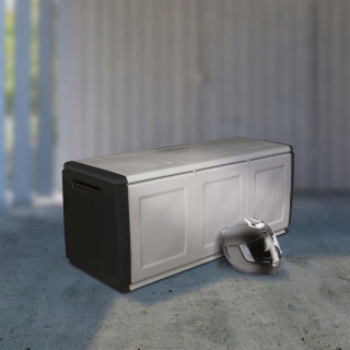 Záhradný box- Záhradná prevodovka 138x53x57 cm, 330 l, tmavošedá