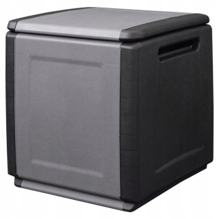 Záhradný box- Záhradná prevodovka 54x53x57 cm, 130 l, tmavošedá