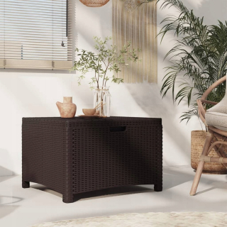 Záhradný box- Záhradná prevodovka 60x54x4x4 cm hnedá Rattan pp
