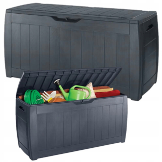 Záhradný box- Balkónová záhradná prevodovka 270L pre terasy grafit