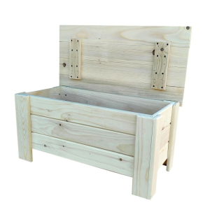 Záhradný box- Drevená záhradná prevodovka 130L 82x40x40