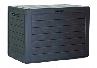 Záhradný box- Biela záhradná prevodovka 76x42.5x54cm Drevená sosnow