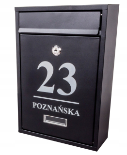 Poštový zoznam POSTAL Street Číslo domu
