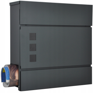 C4 Letter Box Veľká xxl antracite rohož