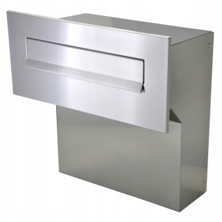 Box na cestovné listy na stenu Inox 19-26 cm
