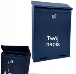 Poštová schránka - Poštová schránka na číselnom nápise Dvere Gate House