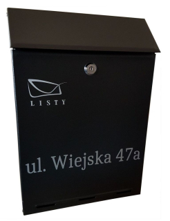 Poštová schránka pre listy- veľký C4- akýkoľvek nápis