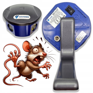 Repelent, plašič pre zvieratá - Efektívny elektronický repeller na krysy hlodavcov Marten Rats Myši bliká