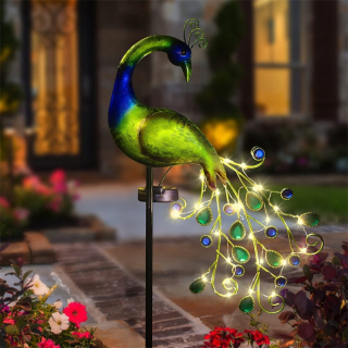 Solárna zapichovacia záhradná lampa - Vonkajšia LED fasáda na stenu lampa