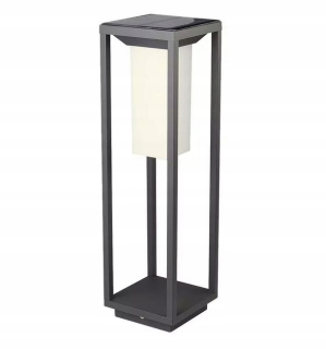Svetelný stĺp do záhrady - Záhradná solárna ponožková lampa Terrany VT-66 3000K Grey