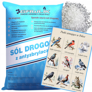 Cestná soľ - Road Salt 20 kg proti -Lodge anti -lícový sneh + digitálny plagát zadarmo