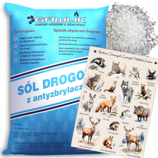 Cestná soľ - Cestná soľ 25 kg anti -ce -cif -sneh anti -Cellar + Free Digital Plagát