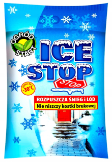 Cestná soľ - Zastávka na cestnej soli ľadu 25 kg chlorid horčíka nepoškodzuje kocky MGCL2