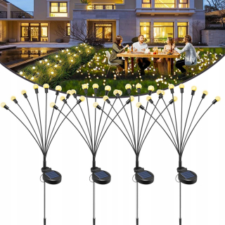 Solárna zapichovacia záhradná lampa - Lampa LED solárnej záhrady LABLE GLOSS LAMP Outdoor Cesta dekorácia