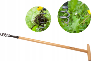Súprava záhradného náradia - ŠPIRÁLA NA ODSTRAŇOVANIE KOREŇOV - KRUMPHOLZ 80CM