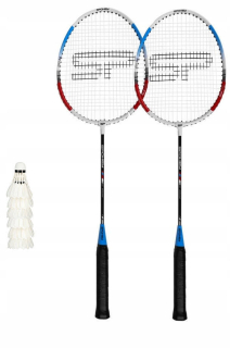 Športová hračka - Spokey Badminton Set 2 rakety + 6 okeni
