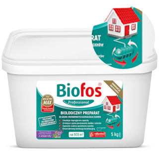 Prostriedok do žumpy, septiku - BIOFOS Professional kanalizačné žumpa 5 kg