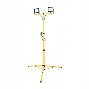 Záhradné halogény - Statív s LED svetlometmi 2 x 50 W a 3M kábla