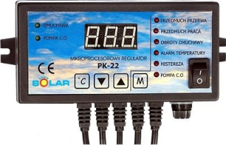 Ovládač pece ako regulátor kotla PK-22