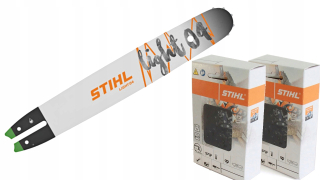 Vodiaca lišta na pílu - Sprievodca stihl + reťaz 2x MS 180 181 211 231