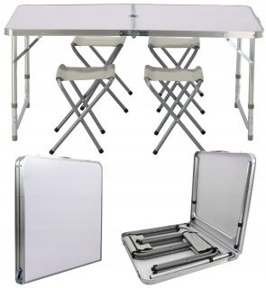 Balkonový, terasový stôl - Intex 122 x 122 cm štvorcový rám.