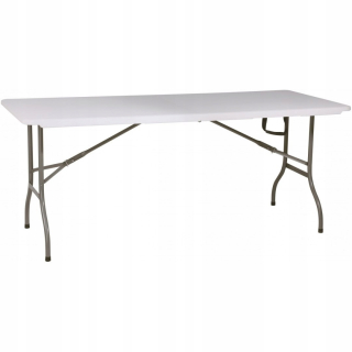 Záhradný stôl, stolík - Stravovací stôl zložený v kufri 180x70cm 120 kg