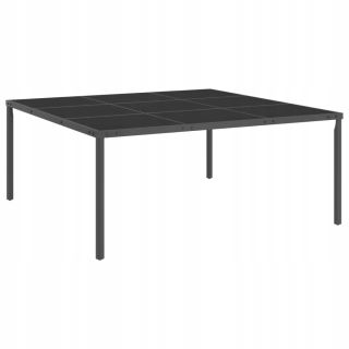 Vidaxl Garden Table, Black, 220x90x74,5 cm.