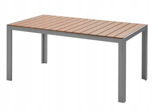 Záhradný stôl, stolík - Stolová drevená polywoodská záhradná terasa 150 cm