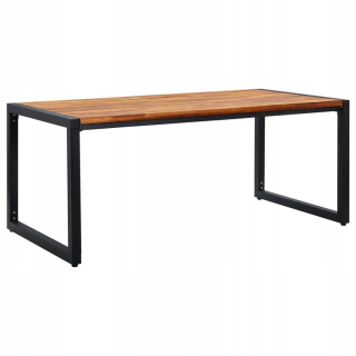 Záhradný stôl, stolík - Záhradný stolík Technoratan 84x150 Natural
