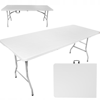 Záhradný stôl, stolík - Okrúhly záhradný stôl ⌀ 90 cm čierna ancona