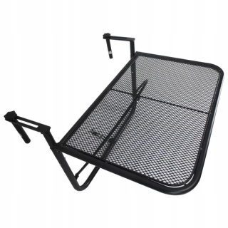 Záhradný stôl, stolík - Vidaxl čajový stôl, šedá, 60 cm, Rattan PE