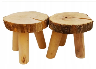 Záhradný stôl, stoličky - Výška drevenej stolice 26 cm
