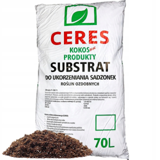 Záhradná pôda - Kokosový substrát na zakorenenie listnatej 70L