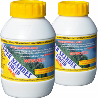 Prostriedok do žumpy, septiku - Super Szambex kvapalina 1000 ml baktérií 20 m3/pol roka