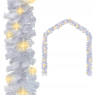 Vianočná girlanda s LED žiarovkami 5 m biela