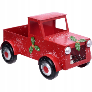 Vianočné auto kovové auto figurína 14 cm