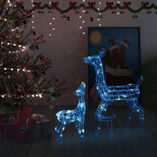 Vianočné soby 160 modré LED diódy