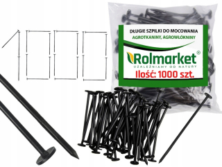 Kolík pre agrotextíliu - STINS 19 cm kolíky na pripojenie agrotextilného agrotekanínu MAT 1000 PCS