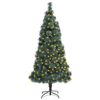 Umelý vianočný stromček s stojanom a LED, Green, 180c