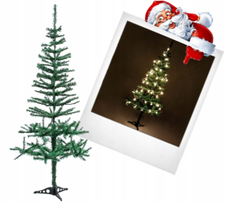 Umelý zelený vianočný stromček s stojanom 150 cm