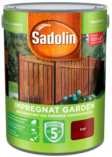 Laky, farby na záhradný nábytok - Impregnácia záhrady Sadolin Garden Cedr 5L