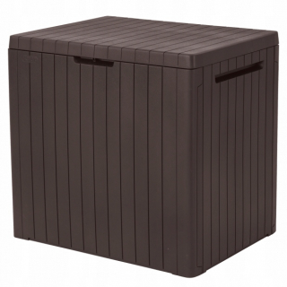 Záhradný box- Drevená záhradná škatuľka kmeňa 122x50x48